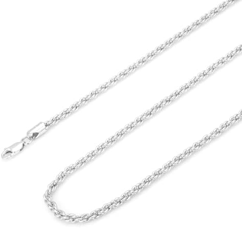 Amazon.com: 925 Sterling Silver 1.5mm Box Chain Necklace