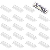 HHYOOSOO Clear Plastic Money Holders - Dome Lip Balm Pouches With Adhesive, DIY Gift Card Holders (50 Pack)