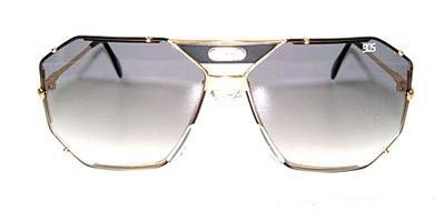 Cazal 905 black gold grey gradient sunglasses