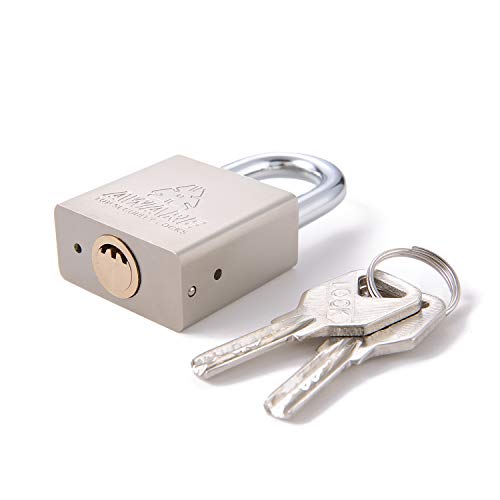 Padlock Keyed Stainless Steel Durable Use High Security Waterproof Rust-Proof Home Small Dormitory