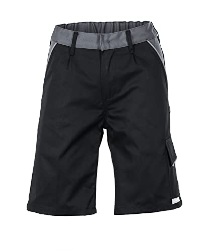 Planam 2714056 Highline Shorts, Nero/Ardesia/Zinco, Taglia XL