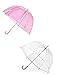 totes ISOTONER Kids Clear Bubble Umbrella (Pack of 2)