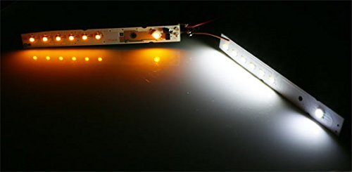 iJDMTOY HID Matching Xenon White LED Eyelid Eyebrow Modules For 2008-2010 BMW E60 LCI 5 Series 528i 535i 550i M5