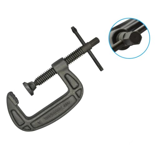 Taparia C-Clamp - 1259-2 - 55mm Opening - Ideal for Metalworking, Wood Working. 2