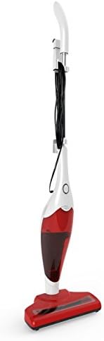 400W 2-in-1 Lightweight Stick Vacuum Cleaner, Boulder Bagless Corded Vacuum with Rotating Floor Brush, Sofa Brush, Cyclone HEPA Filtration &amp; Crevice Nozzle – (Red)