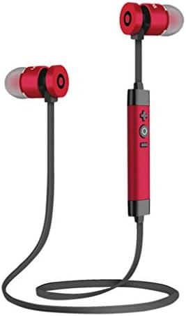 New Style Wireless Headset , Egmy Popular Bluetooth Wireless In-Ear Stereo Headphones Waterproof Sports Headphones (Red)