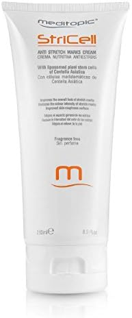 Meditopic StriCell | Nourishing Anti Stretch Mark Cream w/ Centella Asiatica and Aloe Vera Extracts | Improves the Look, Color, and Roughness of Stretch Marks and Improves Overall Skin Appearance
