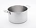 USA Pan Cookware 5-Ply Stainless Steel 8 Quart Stock Pot with Cover, Oven and Dishwasher Safe, Made in the USA