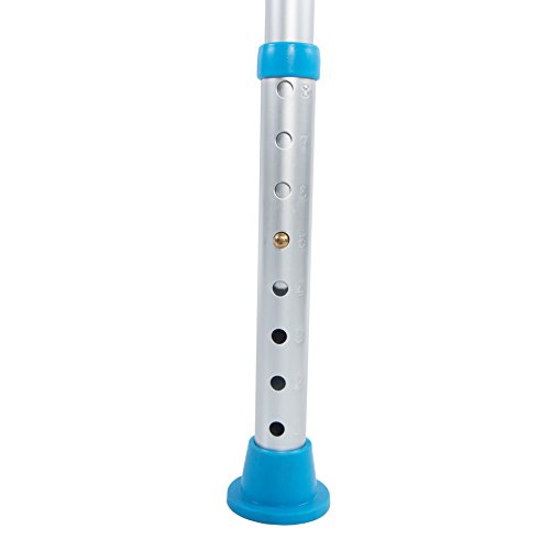 Medical Tool-Free Assembly Adjustable Swivel Shower Stool Seat Bench with Anti-Slip Rubber Tips for Safety and Stability