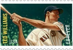 Ted Williams U.S. Forever Postage Sheet of 20