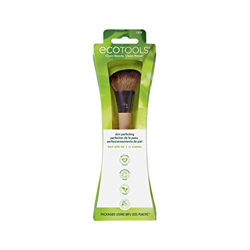 EcoTools Skin Perfecting Makeup Brush, For Liquid & Cream Makeup
