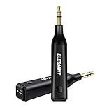 Mini Bluetooth Receiver, ELEGIANT Bluetooth 5.0 AUX Adapter Portable Wireless Receiver Hands-Free Calling 30M Range 3.5mm Aux Stereo Output for Car Home Audio Music Streaming Sound System