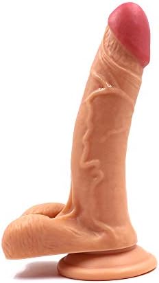 7 Inch Waterproof Tools for Women with Strong Suction Cup Hands Free (Color : Beige)