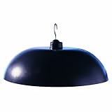 North States Two-Way Squirrel Baffle: Protects Bird Feeders, Hang or Pole Mount (pole sold separately). Adjustable to Fit Poles .5" to 1.25". Large Resin Baffle (15.75 diameter, Gray)