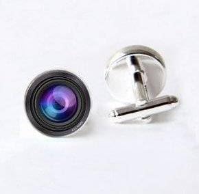 Camera Mode Cufflinks, Personalized Cuff Links, Camera Mode Charm Gift Cufflinks