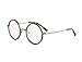 Agstum Vintage Retro Small Round Optical Eyeglass Frame with Spring Hinge