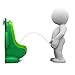 Dshengoo Frog Pee Training Toilet-Training Potty, Green, Polypropylene