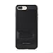 iPhone 7 Plus Wallet Case, Moonmini Heavy Duty Shockproof Slim Fit Protective Kickstand Grip Cover with Hidden Credit Card Slot Holder for iPhone 7 Plus - Black
