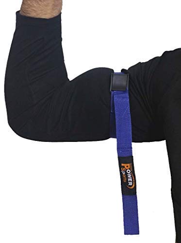 BLUE BICEP BICEP'S Occlusion Training - Premium Blood Flow Restriction Bands 26x1 inch Maximum Bicep Muscle Gain's Gym Fitness BodyBuilding