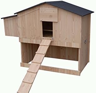 Poulailler En Bois Douglas 100 Français Pour 1 à 8 Poules Amazon