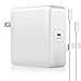USB C Charger,87w USB C Power Adapter PD Fast Wall Charger Compatible MacBook Pro 13 15" 2017,QC 3.0 Type C Quick Charger Lenovo,ASUS,Acer, Dell,Huawei,HP Laptops More USB C Devices(87w)