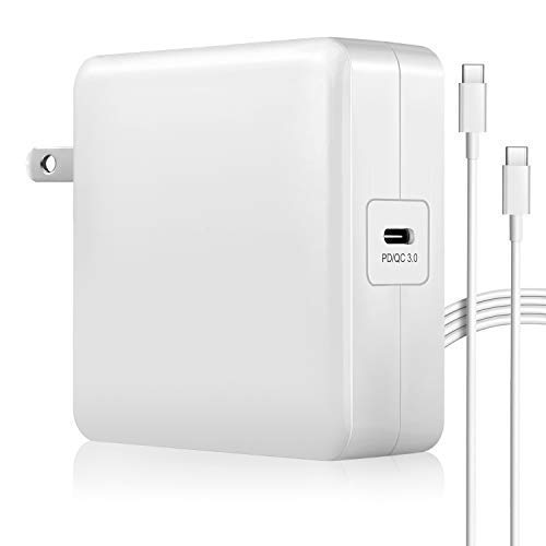 USB C Charger,87w USB C Power Adapter PD Fast Wall Charger Compatible MacBook Pro 13 15