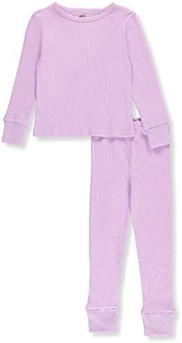 Ice2O Little Girls' Toddler 2-Piece Thermal Long Underwear Set - lavender, 3t