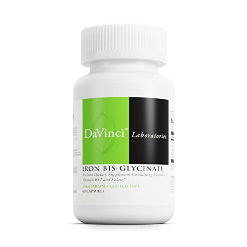 DaVinci Labs Iron BisGlycinate Iron Supplement for Women or Men