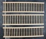 Dollhouse Miniature 3 Pc 3x12in Landing Railing Set #T7033