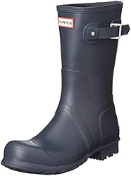 Hunter Men's Original Short Rain Boot, Navy, 12