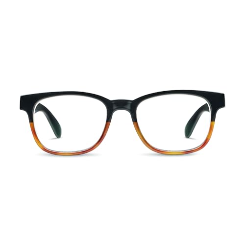 Waverly - Black/Amber Tortoise +4.00