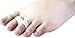 AnHua®Unisex Small Toe Soft Silicone 2 Holes Orthotics Bunion Tail Toe Straightener Separator Shield Protector Spreader Corrector Adjuster Foot Pain Relief