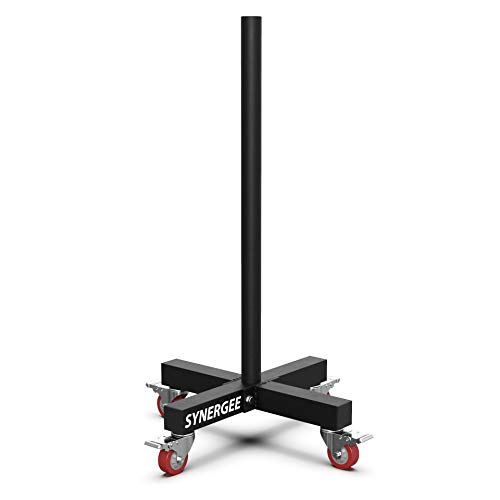 Synergee Olympic Weight Plate Rack. Stackable Weight Rack with Wheels