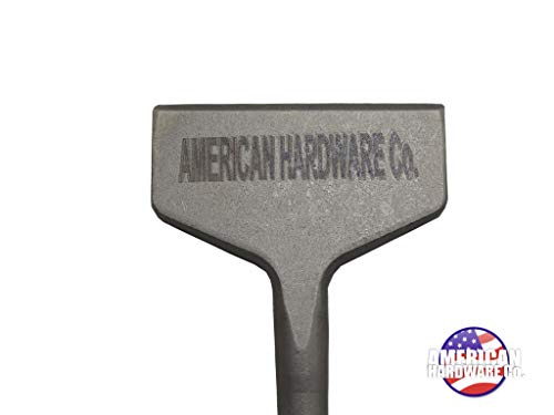 Air Hammer Chisels 3" Wide Tile Removal Tool for 0.401 in Shank Air Hammer Bits Tile Remover Concrete Chisel Grout Remover Tool Air Chisel Scraper Tool Air Tools Thinset Removal Tool