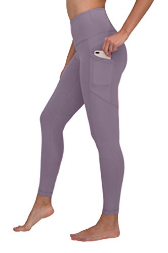 90 Degree By Reflex Womens Power Flex Yoga Pants – Gray Ridge – Large