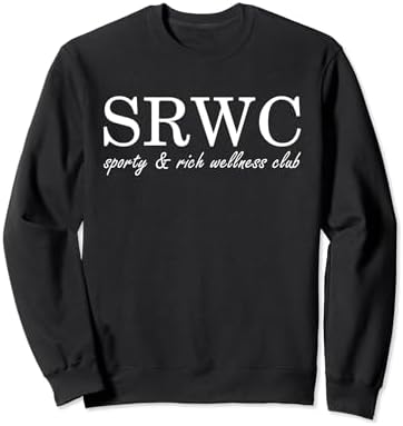 Amazon.com: SRWC Sporty & Rich Wellness Club Design Sweatshirt