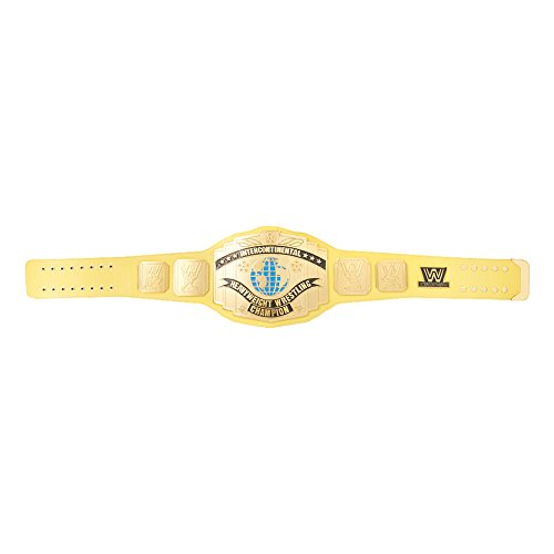 WWE Authentic Wear Yellow Intercontinental Championship Replica Title