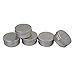 CTKcom Screw Top Round Steel Tins,Aluminum Tin Jars,4-Ounce 120 ML Gram Jar, Cosmetic Sample Containers, For Lip Balm, Salve, Crafts, Cosmetic, Candles, Storage Kit(Pack of 6)