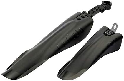 Mountain Bike Fenders Bicycle Flaps Car Tiles Accessories Bicycle Fender Adjustable Mudguard Fenders Set for Mountain Bike - Black - 1Size