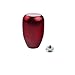 DEWHEL JDM Universal 5 Speed Manual Shift Knob M10x1.5 Screw On Red