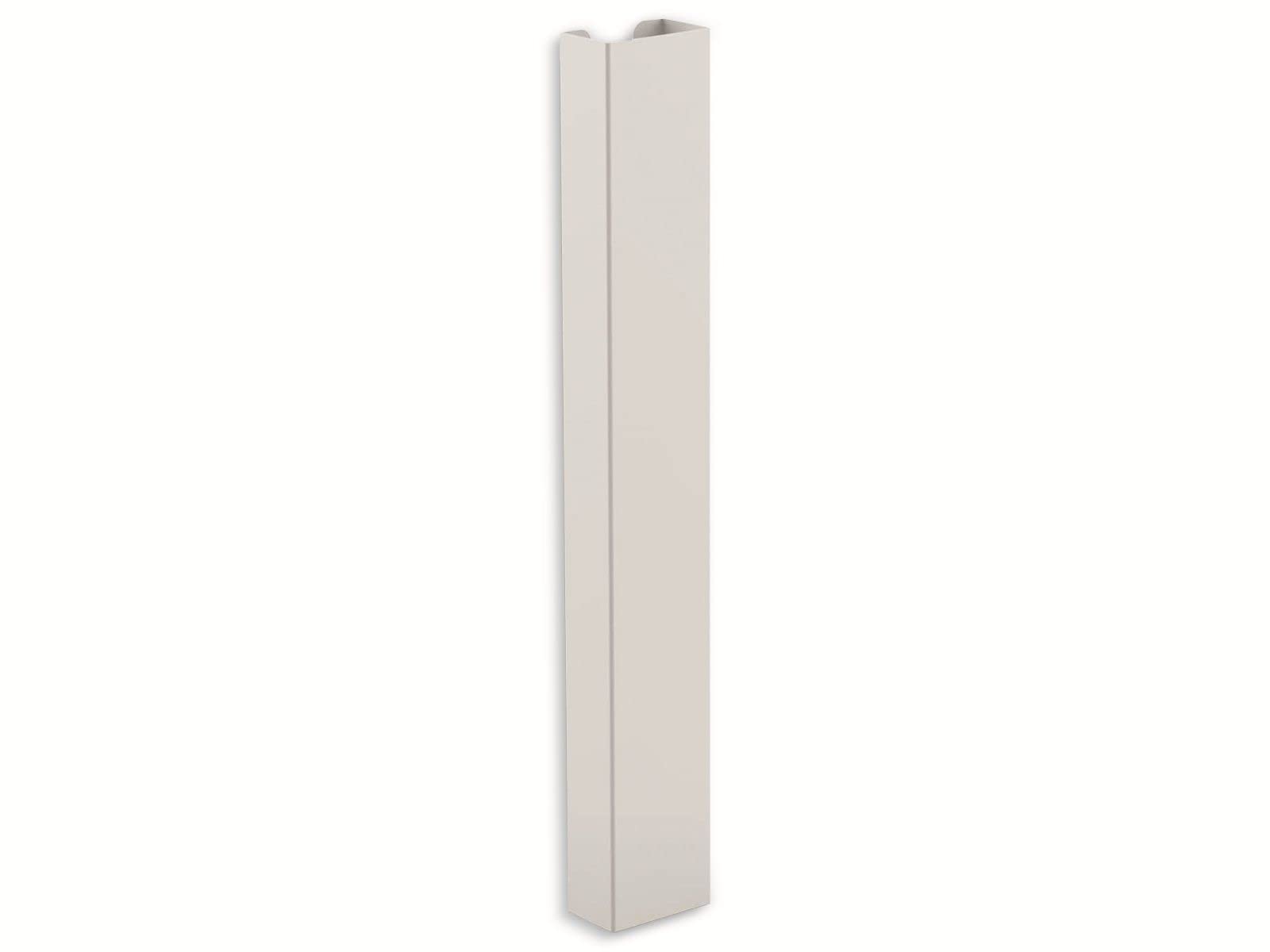 PureMounts ® cable duct for desks, magnetic attachment, white — image 1