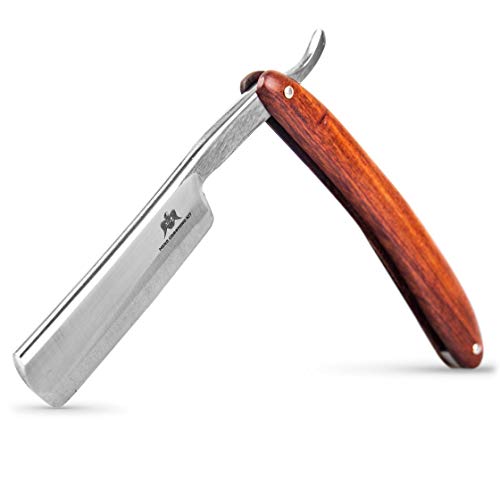 Mens Grooming kit Mindset Peace- The Best Gift for the men in your life. A Straight blade razor kits giving the Quality shave at home. Incl; A Barber Razor, Shaving Brush and a Sharpening Belt