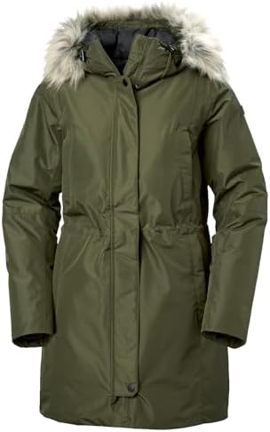 Femmes W Senja Parka, Vert, S