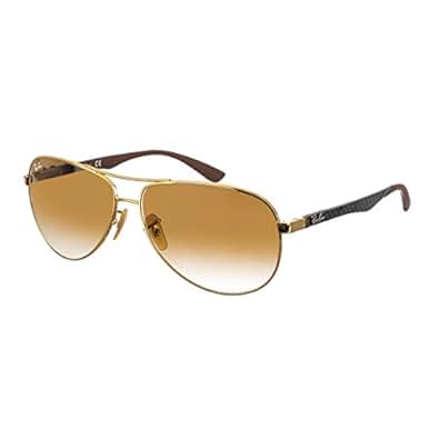 Ray-Ban Men's Carbon Fibre 0RB8313 Aviator Sunglasses