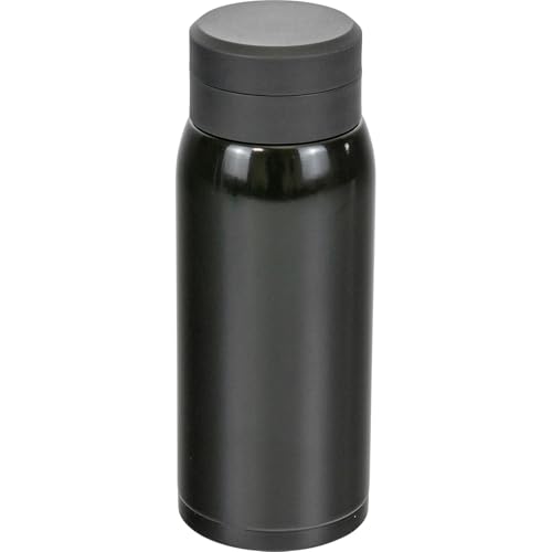 和平フレイズ 真空断熱 軽量 コンパクト マグボトル 350ml ブラック スクリュー栓 ステンレス 保温 保冷 シンプル 通勤 通学 モテコ RH-1818