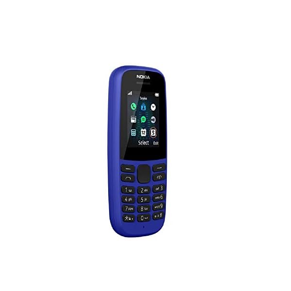 Nokia-105-2019-edition-177-Inch-UK-SIM-Free-Feature-Phone-Single-SIM--Blue Nokia 105 (4 edition)all carriers 1.77 inch UK SIM Free Feature Phone (single SIM) — Blue