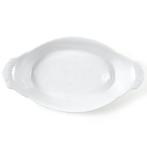 Omniware White Porcelain Au Gratin Dish, 9 Inch 1 Omniware White Porcelain Au Gratin Dish, 9 Inch
