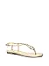 GUESS Factory Women's Single Teardrop T-Strap Sandals