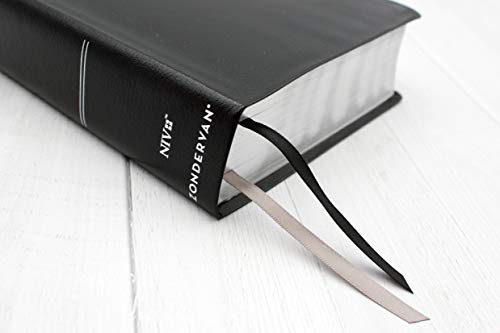 NIV Life Application Study Bible Third Edition Bonded Leather Black Red Letter