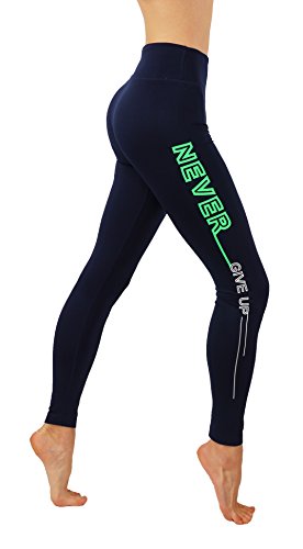 Codefit yoga power flex dry-fit side word printed compr…